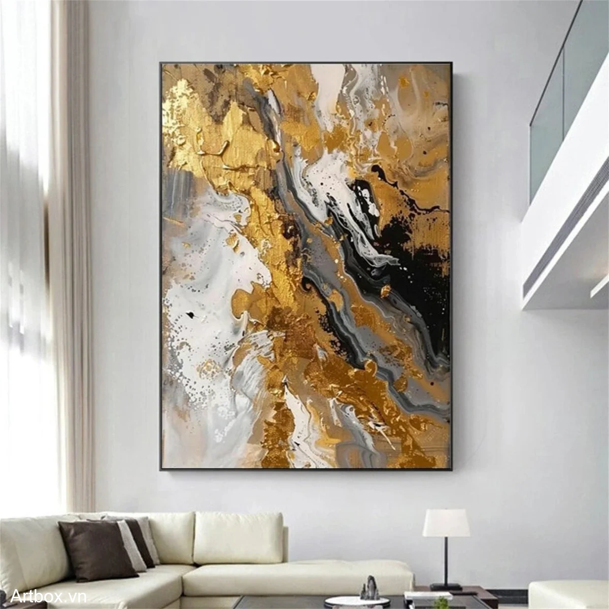 Vàng và Đen Hòa Quyện - Mẫu 2