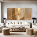 Hơi Ấm Của Cát Và Vàng – Tranh Sơn Acrylic Trừu Tượng Trừu tượng Nâu be Trang Trí Phòng khách, Phòng ngủ – Phong Cách Hiện Đại Hơi Ấm Của Cát Và Vàng – Tranh Sơn Acrylic Trừu Tượng Trừu tượng Nâu be Trang Trí Phòng khách, Phòng ngủ – Phong Cách Hiện Đại