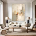 Hòa Quyện Sắc Màu – Tranh Sơn Acrylic Trừu Tượng Trừu tượng Đa sắc Trang Trí Phòng khách, Phòng làm việc – Phong Cách Hiện Đại