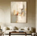 Hòa Quyện Sắc Màu – Tranh Sơn Acrylic Trừu Tượng Trừu tượng Đa sắc Trang Trí Phòng khách, Phòng làm việc – Phong Cách Hiện Đại