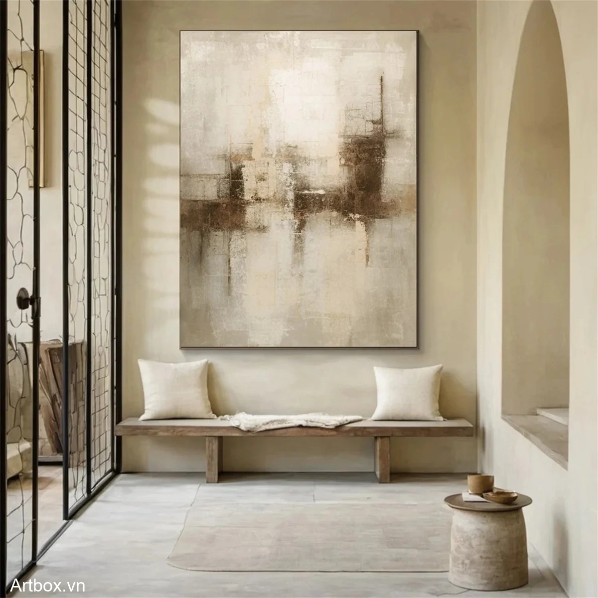 Hòa quyện sắc màu đất - Mẫu 4