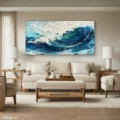 Sóng Biển Hùng Vĩ – Tranh Sơn Acrylic Trừu Tượng Biển Xanh dương Trang Trí Phòng khách, Phòng ngủ – Phong Cách Hiện Đại Sóng Biển Hùng Vĩ – Tranh Sơn Acrylic Trừu Tượng Biển Xanh dương Trang Trí Phòng khách, Phòng ngủ – Phong Cách Hiện Đại