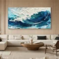 Sóng Biển Hùng Vĩ – Tranh Sơn Acrylic Trừu Tượng Biển Xanh dương Trang Trí Phòng khách, Phòng ngủ – Phong Cách Hiện Đại Sóng Biển Hùng Vĩ – Tranh Sơn Acrylic Trừu Tượng Biển Xanh dương Trang Trí Phòng khách, Phòng ngủ – Phong Cách Hiện Đại