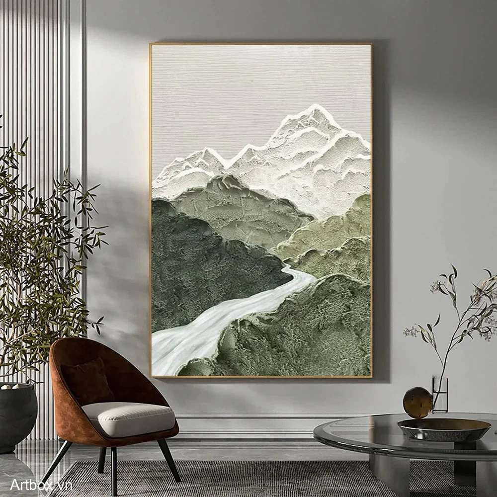 Dòng Sông Trong Núi - Mẫu 1