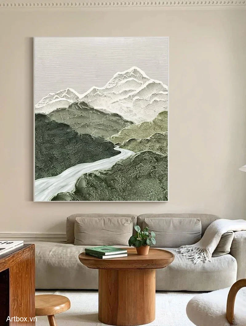 Dòng Sông Trong Núi - Mẫu 2