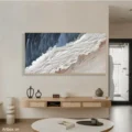 Bờ Biển Mơ Màng – Tranh Sơn Acrylic Trừu Tượng Biển Đa sắc Trang Trí Phòng khách, Phòng ngủ – Phong Cách Hiện Đại
