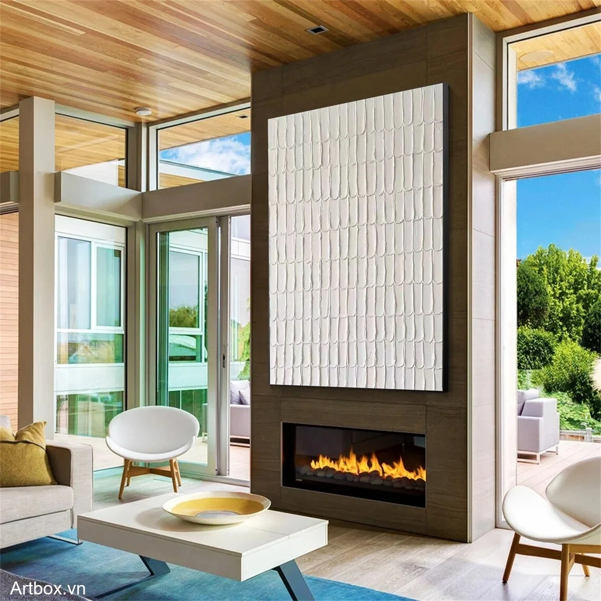 Hơi Thở Của Thiên Nhiên – Tranh Sơn Acrylic Trừu Tượng Minimal / Tối giản Đa sắc Trang Trí Phòng khách, Phòng ngủ – Phong Cách Hiện Đại Hơi Thở Của Thiên Nhiên – Tranh Sơn Acrylic Trừu Tượng Minimal / Tối giản Đa sắc Trang Trí Phòng khách, Phòng ngủ – Phong Cách Hiện Đại